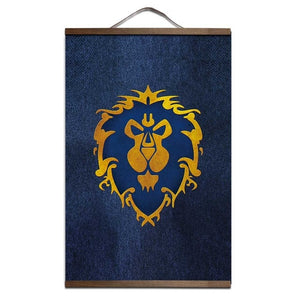World of Warcraft Canvas Scroll Poster