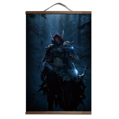 World of Warcraft Canvas Scroll Poster
