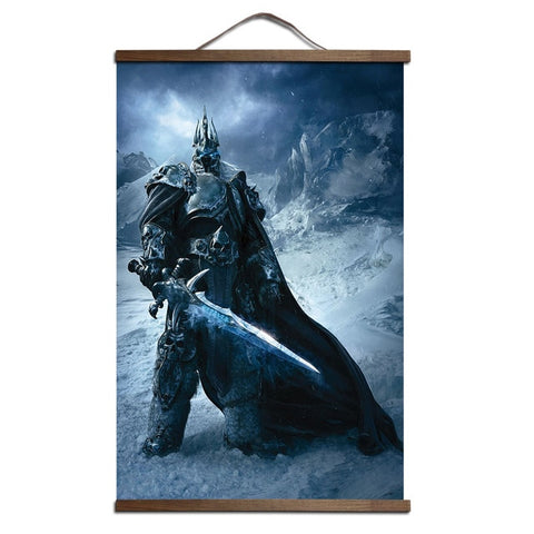 World of Warcraft Canvas Scroll Poster