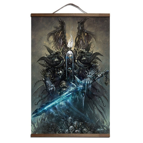 World of Warcraft Canvas Scroll Poster