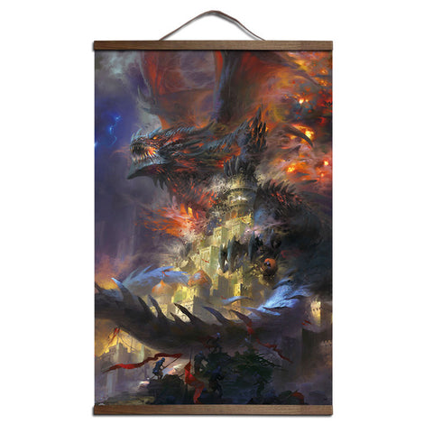 World of Warcraft Canvas Scroll Poster