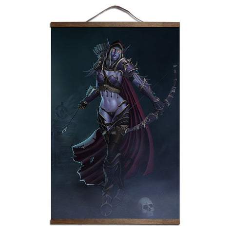 World of Warcraft Canvas Scroll Poster