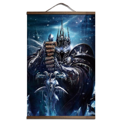 World of Warcraft Canvas Scroll Poster