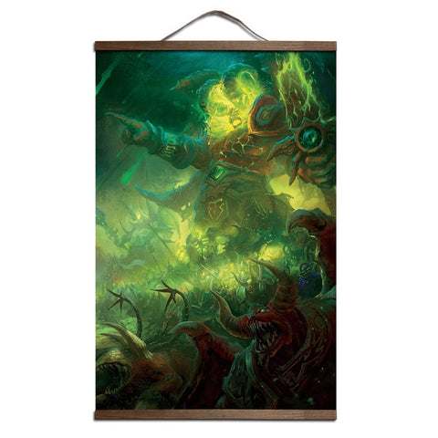 World of Warcraft Canvas Scroll Poster