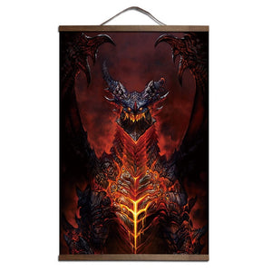 World of Warcraft Canvas Scroll Poster