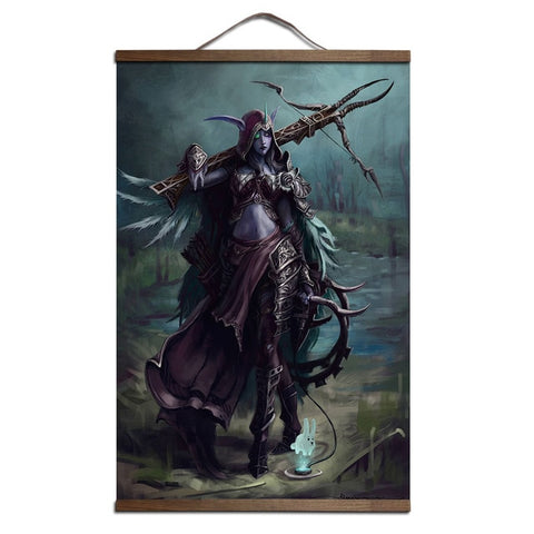 World of Warcraft Canvas Scroll Poster