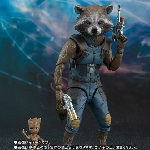 Avengers Rocket Raccoon & Baby Groot Action Figure 1/12 Scale