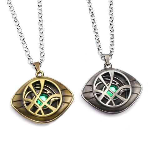Marvel Avengers Doctor Strange Infinity Time Stone Necklace