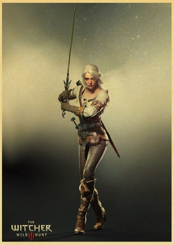 The Witcher 3 Ciri Poster