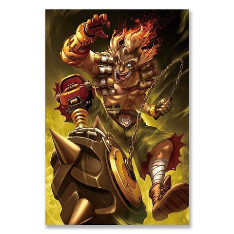 Overwatch Junkrat Poster