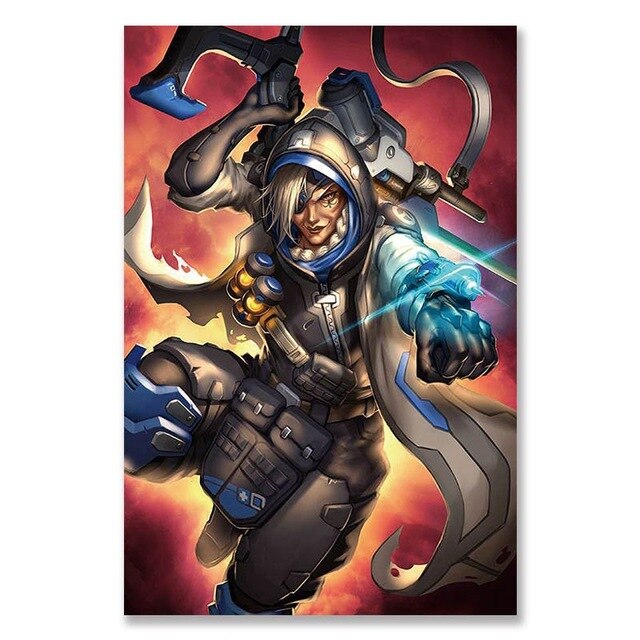Overwatch Ashe Poster