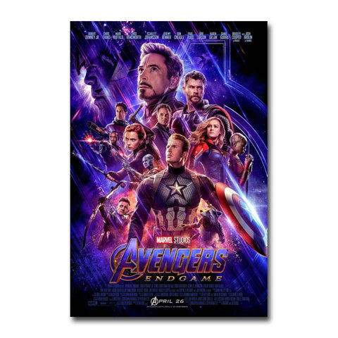 Avengers End Game Superhero Movie Silk Poster