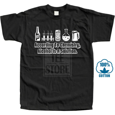 According To Chemistry Alcohol Solution T-Shirt