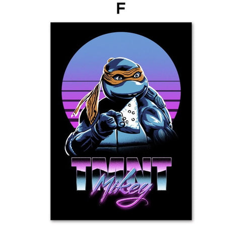 Aesthetic TMNT Mikey Poster