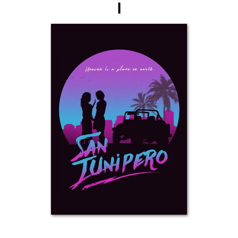 Aesthetic San Junipero Poster