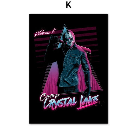 Aesthetic Camp Crystal Lake Poster