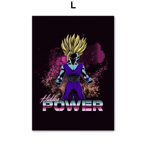 Aesthetic Dragonball Hidden Power Poster