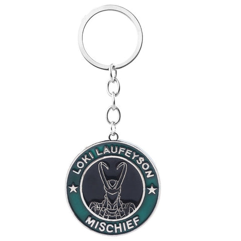 Avengers Loki Medal Keychain