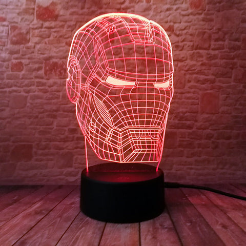 Marvel Iron Man Figurine 3D LED NightLight