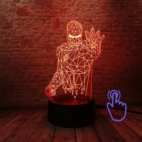Marvel Iron Man Figurine 3D LED NightLight