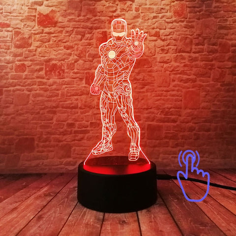 Marvel Iron Man Figurine 3D LED NightLight