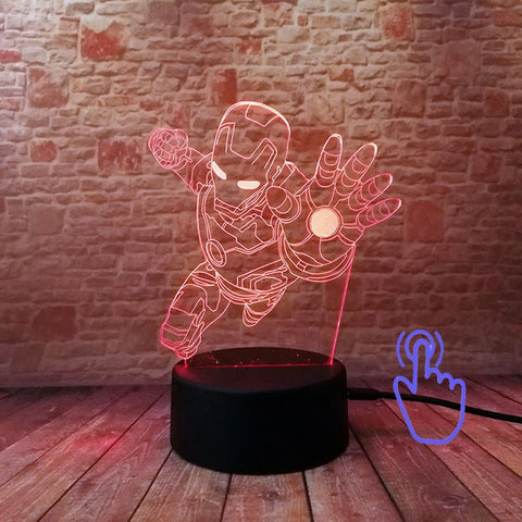 Marvel Iron Man Figurine 3D LED NightLight