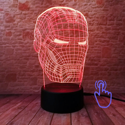 Marvel Iron Man Figurine 3D LED NightLight