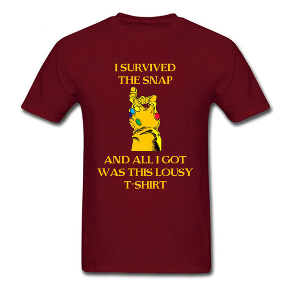 Avengers Endgame I Survived the Snap T-Shirt