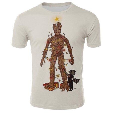 Marvel Groot and Rocket Raccoon T-Shirt